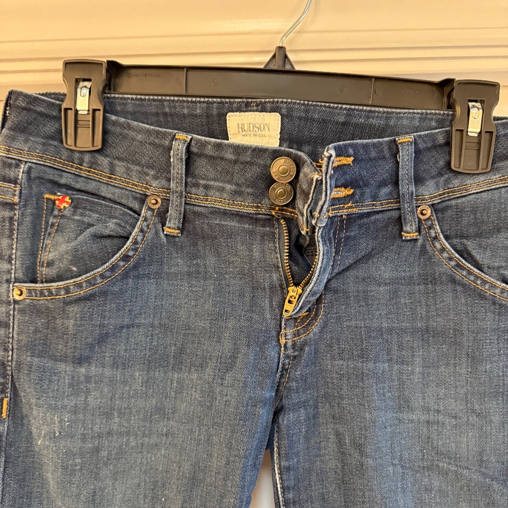Dark Wash Hudson Jeans Size 26 - Picture 2 of 5